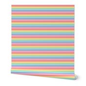 XL pastel rainbow fun stripes no2 horizontal