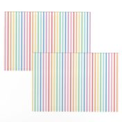 XL pastel rainbow fun stripes no1 vertical