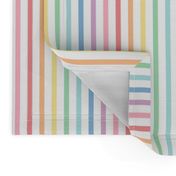 XL pastel rainbow fun stripes no1 vertical