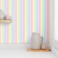 XL pastel rainbow fun stripes no1 vertical