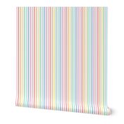 XL pastel rainbow fun stripes no1 vertical