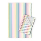 XL pastel rainbow fun stripes no1 vertical