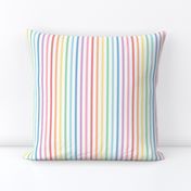 XL pastel rainbow fun stripes no1 vertical