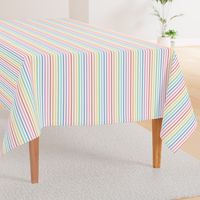 XL pastel rainbow fun stripes no1 vertical