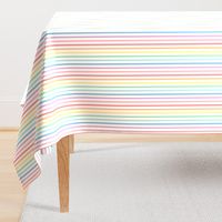 XL pastel rainbow fun stripes no1 vertical