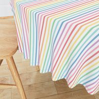 XL pastel rainbow fun stripes no1 vertical