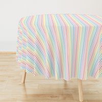 XL pastel rainbow fun stripes no1 vertical