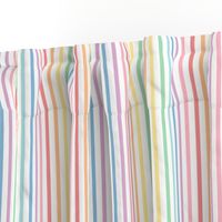 XL pastel rainbow fun stripes no1 vertical