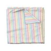 XL pastel rainbow fun stripes no1 vertical