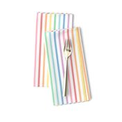 XL pastel rainbow fun stripes no1 vertical