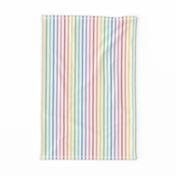 XL pastel rainbow fun stripes no1 vertical