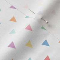 XL pastel rainbow fun triangles