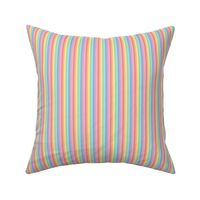 tiny pastel rainbow fun stripes no2 vertical