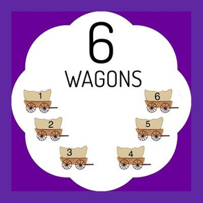 Baby Counting Book 6 Wagons