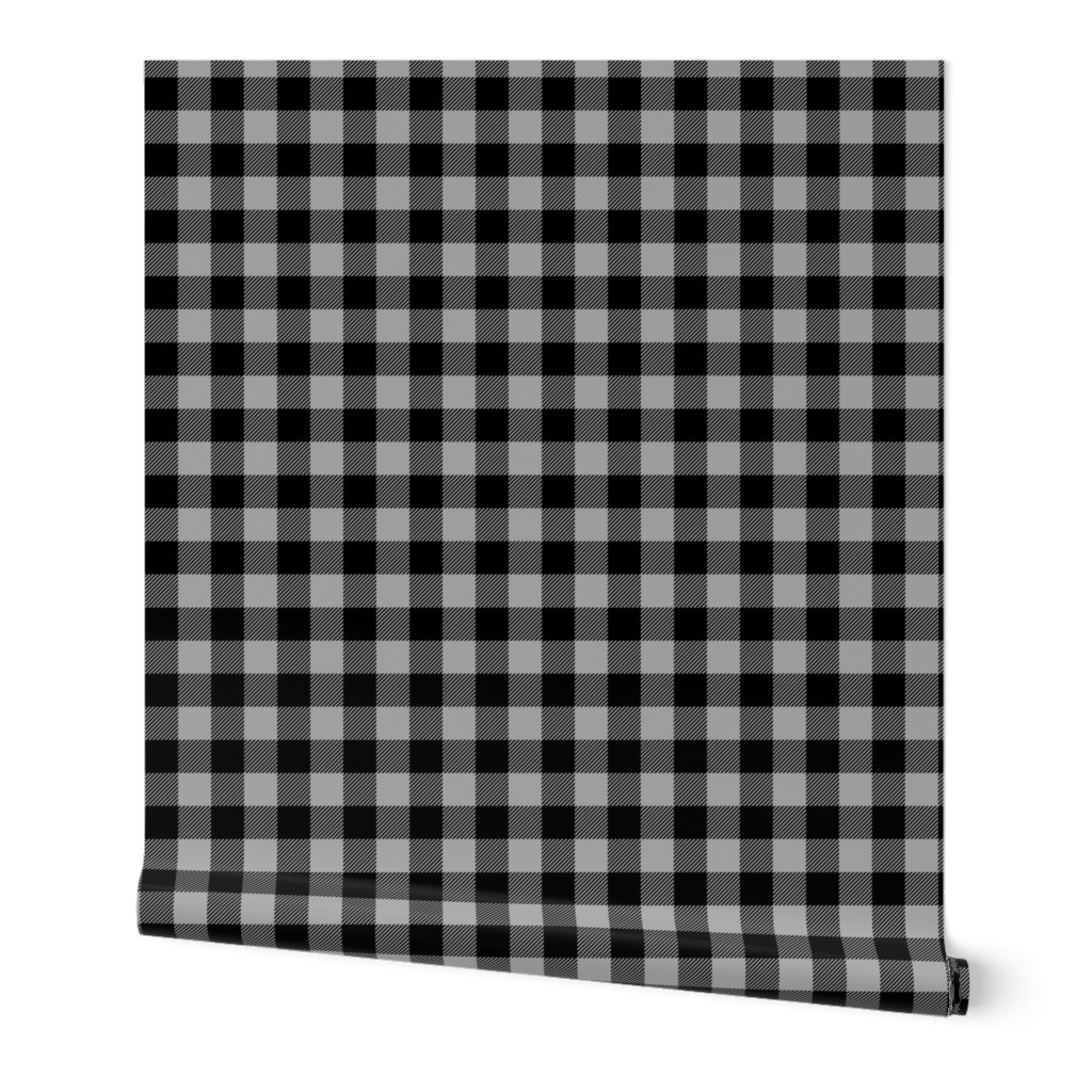 buffalo plaid grey 1"