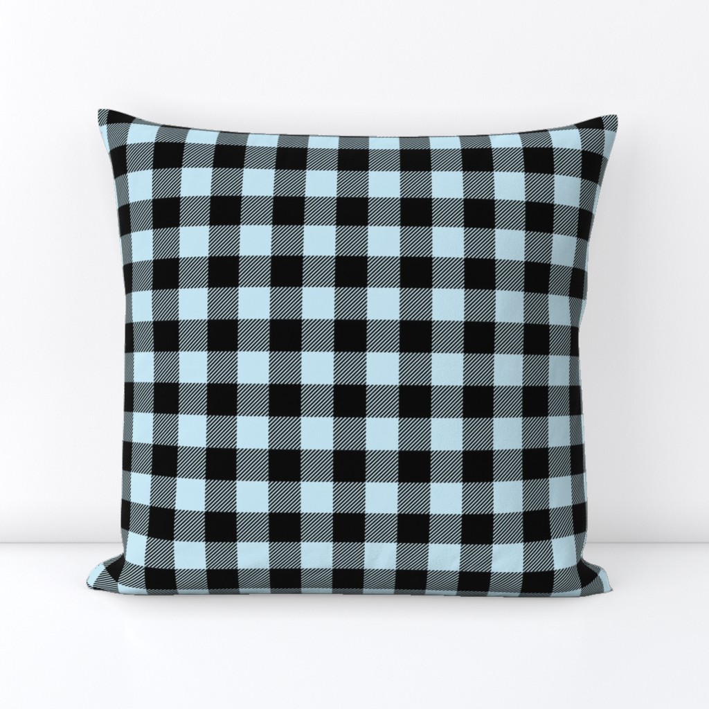 buffalo plaid ice blue 1"