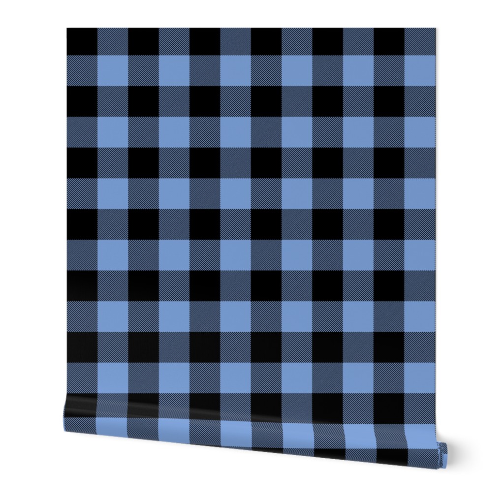 buffalo plaid cornflower blue 2"