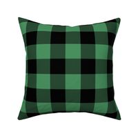 buffalo plaid kelly green 2"