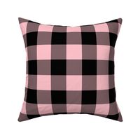 buffalo plaid light pink 2"