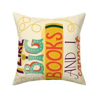 i like big books tea towel