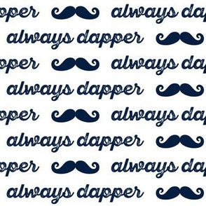 always dapper - navy