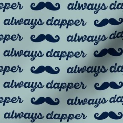 always dapper - navy and dusty blue