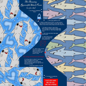 Â©2011 The Amazing Reversible Shark Purse - a 2 for 1 kit - VIEW FULL