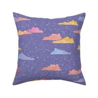 A Wish on Clouds and Stars - Lilac - Large Scale