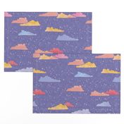 A Wish on Clouds and Stars - Lilac - Large Scale