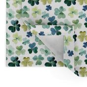 Shamrock Watercolor Garden // Micro