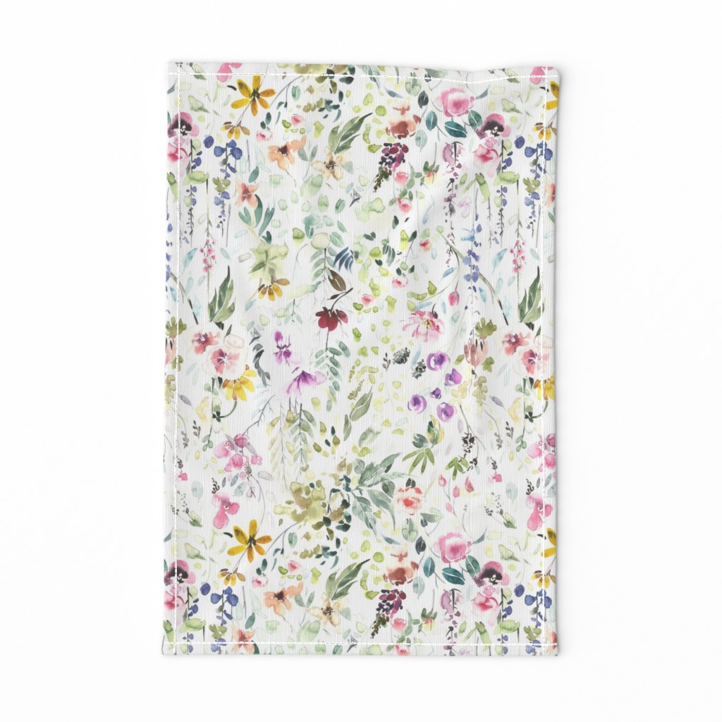 Eame's Wildflower Meadow - Watercolor Floral, Botanical, Easter, Spring