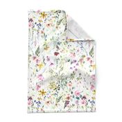 Eame's Wildflower Meadow - Watercolor Floral, Botanical, Easter, Spring