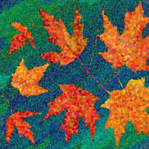 Pointillistic Autumn Bluster