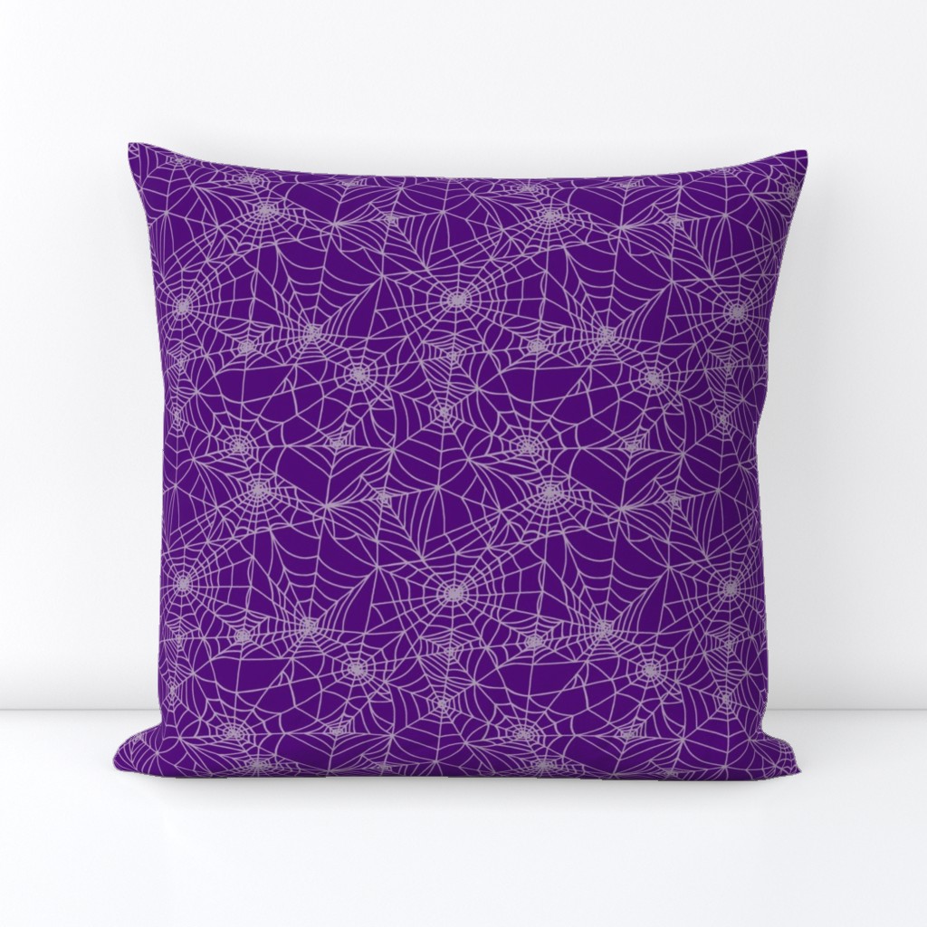 Spider Webs in Purple