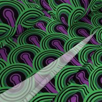 Overlook Hotel Carpet from The Shining: Purple/Green (large version)