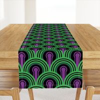Overlook Hotel Carpet from The Shining: Purple/Green (large version)