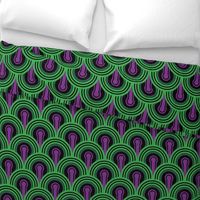 Overlook Hotel Carpet from The Shining: Purple/Green (large version)