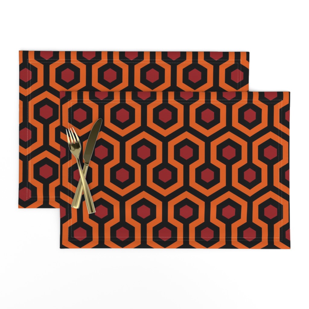 Overlook Hotel Carpet from The Shining: Orange/Red/Black (standard version)