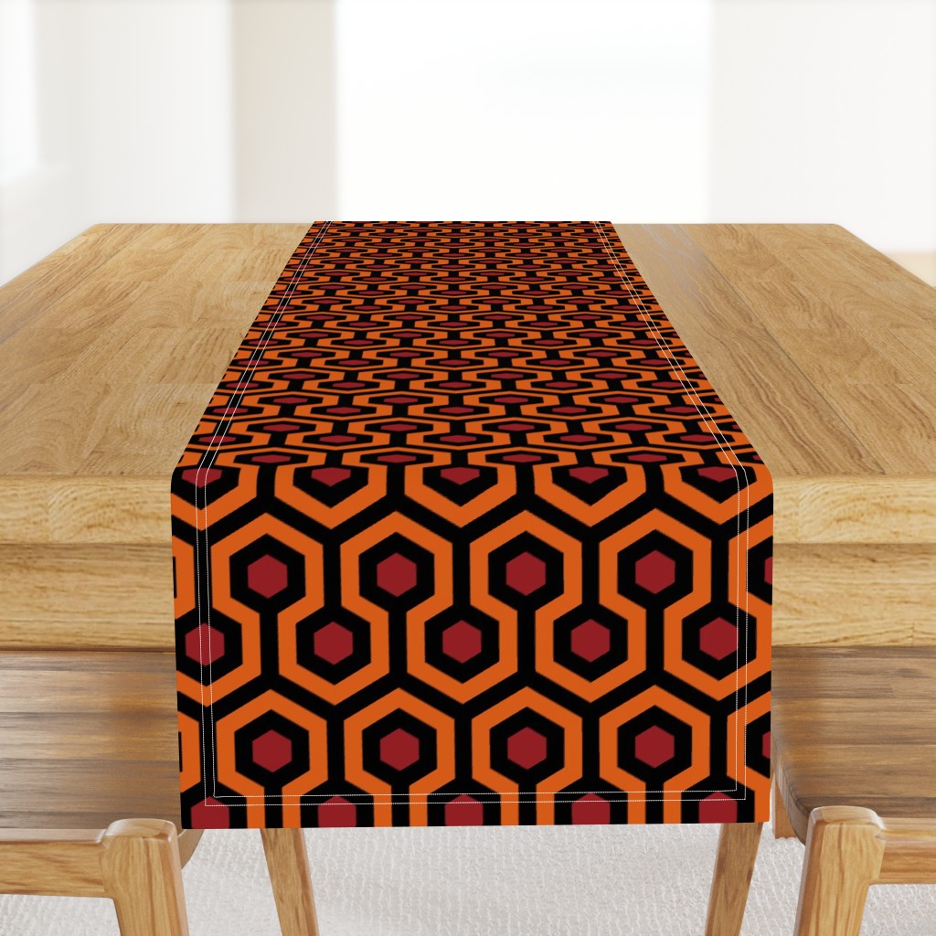 Overlook Hotel Carpet from The Shining: Orange/Red/Black (standard version)