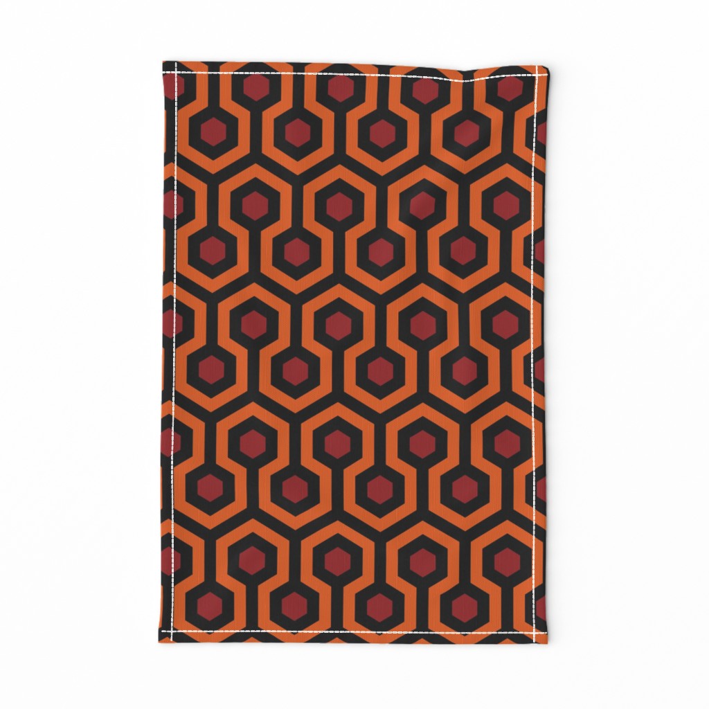 Overlook Hotel Carpet from The Shining: Orange/Red/Black (standard version)