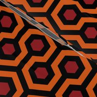 Overlook Hotel Carpet from The Shining: Orange/Red/Black (standard version)