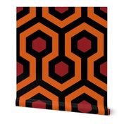 Overlook Hotel Carpet from The Shining: Orange/Red/Black (standard version)