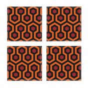 Overlook Hotel Carpet from The Shining: Orange/Red/Black (standard version)