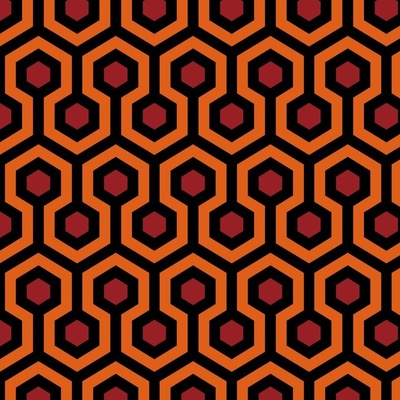 orange and black pattern