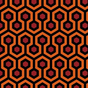 Hexagon Fabric, Wallpaper and Home Decor | Spoonflower