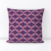 Geometric Pattern: Circle: Pink/Purple