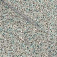 Tiny Floral - Teal // by Sweet Melody Designs