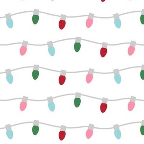 string lights blue green pink red LG - christmas wish collection