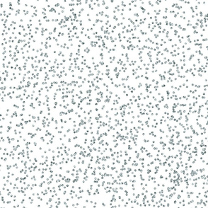 Messy Dots Silver Glitter