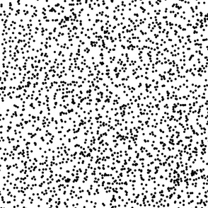 Messy Dots Black and White